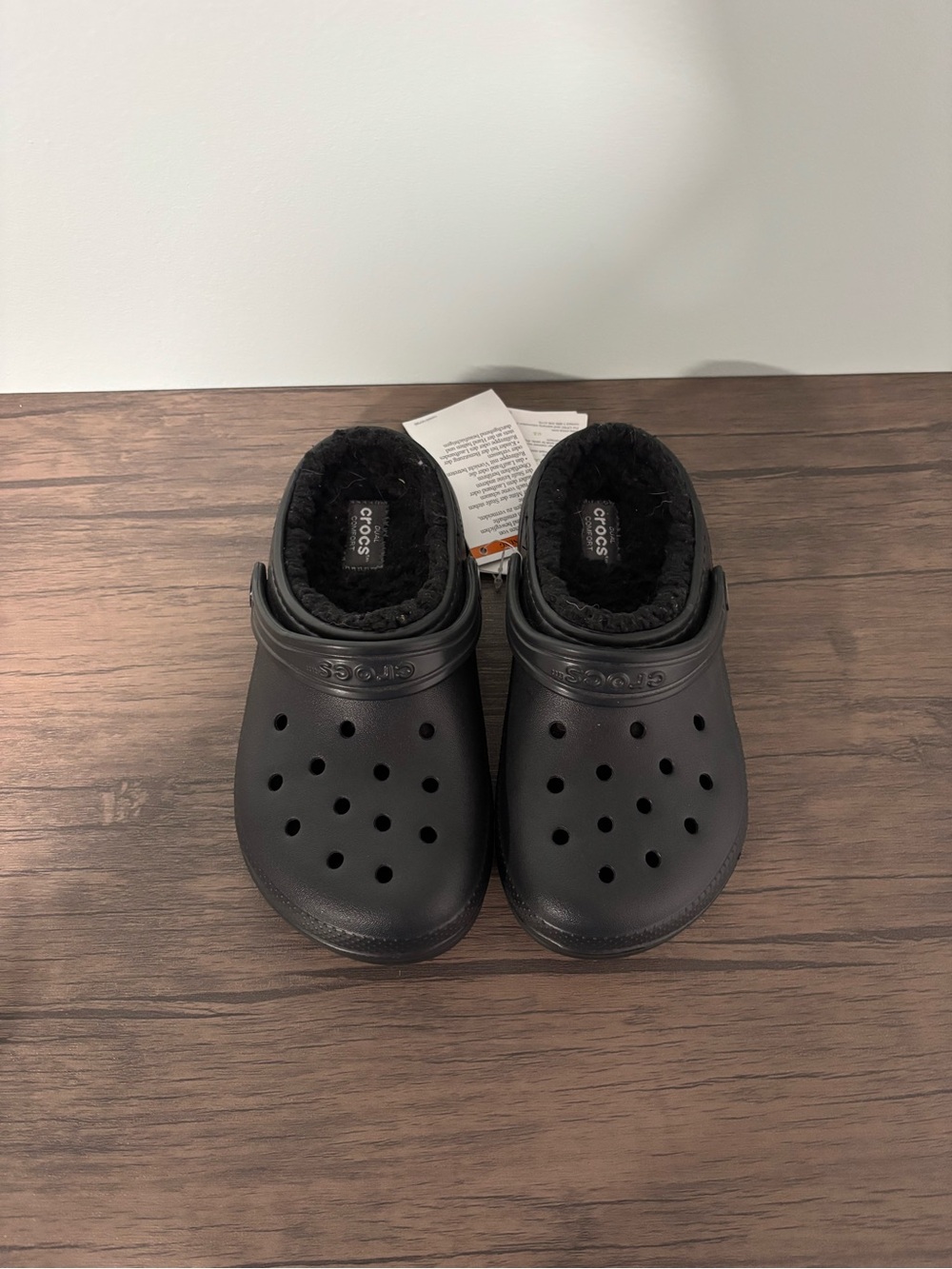 CROCS Kids Classic Lined Clog in Black